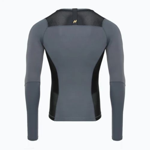 Férfi hosszú ujjú Rashguard HOOK FIGHTING Base fekete