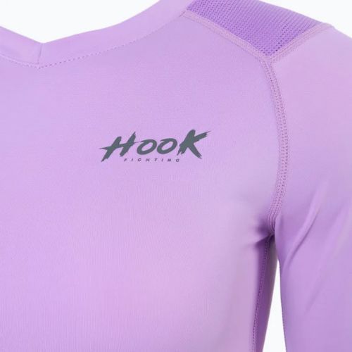 Női hosszú ujjú Rashguard HOOK FIGHTING Base lila