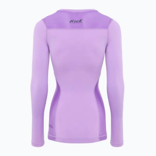 Női hosszú ujjú Rashguard HOOK FIGHTING Base lila