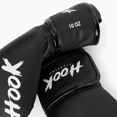 HOOK FIGHTING Ready To Spar bokszkesztyű kézvédővel, fekete színű