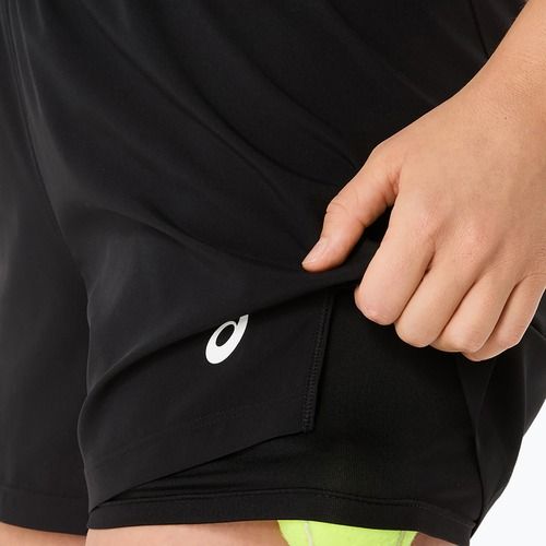 Női tenisznadrág ASICS Court 2N1 teljesítmény fekete