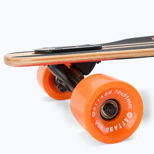 Longboard gördeszka ATTABO Flowrider fekete