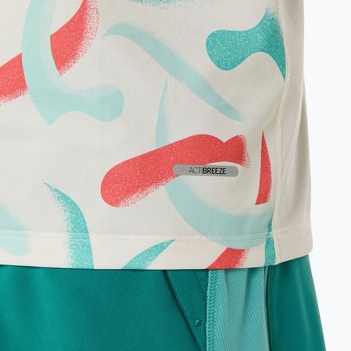 Férfi futótrikó ASICS Road All Over Print Singlet birch