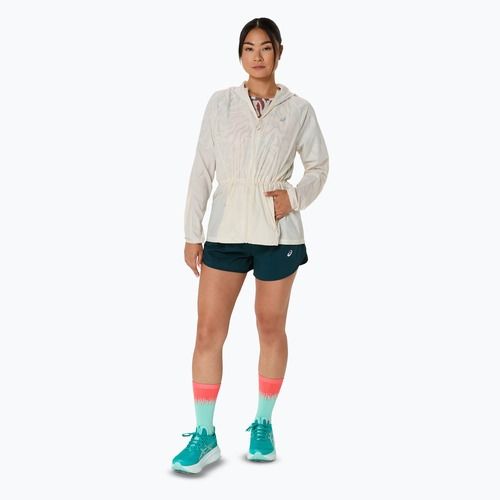 Női ASICS Road Packable nyírfából készült futódzseki