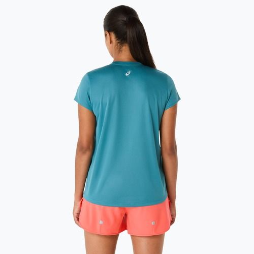 Női futópóló ASICS Fujitrail Logo atlantis blue