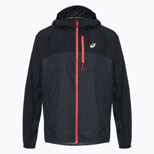 Férfi futókabát ASICS Fujitrail Packable performance black/carrier grey