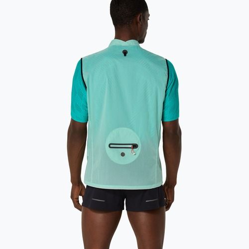 Férfi Asics Metarun Packable futó ujjatlan oázis zöld