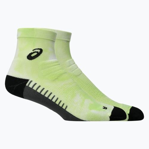 Zokni ASICS Performance Run Quarter lime green