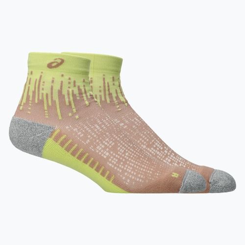 Zokni ASICS Performance Run Quarter neutral pink/huddle yellow