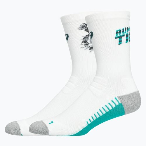 Zokni ASICS Performance Run Crew brilliant white/wave teal