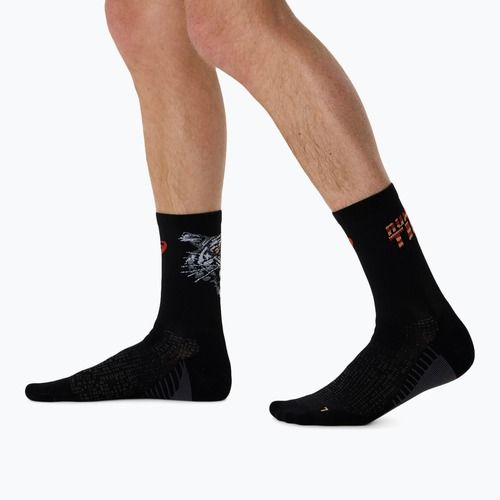 Zokni ASICS Performance Run Crew performance black/coral reef