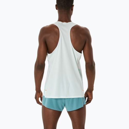 Férfi ASICS Light Knit Singlet nyugtató tengeri futópóló