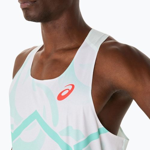 Férfi ASICS Light Knit Singlet nyugtató tengeri futópóló