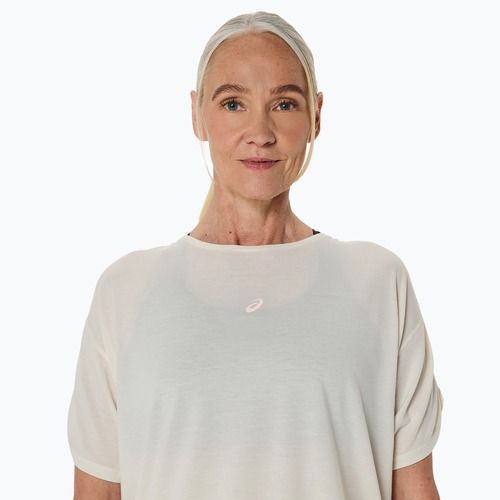 Női ASICS Nagino Run állítható felső nyírfaszínű futópóló