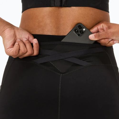 Női futó leggings ASICS Nagino Run Állítható Tight Tight teljesítmény fekete