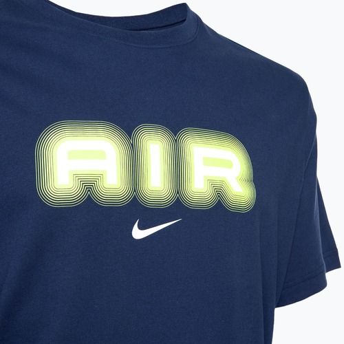 Férfi póló Nike Air Graphic midnight navy/volt
