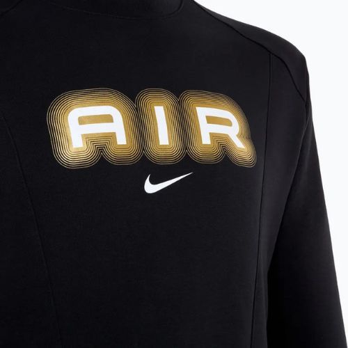 Férfi pulóver Nike Sportstwear Air Crew-Neck black/metallic gold