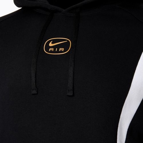 Férfi pulóver Nike Sportstwear Air black/metallic gold
