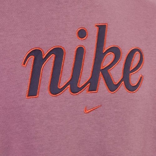 Gyerek pulóver Nike Sportswear Club Fleece plum dust/light wild mango