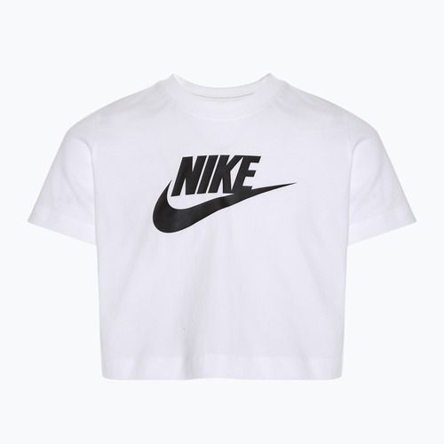 Gyerek póló Nike Sportswear Cropped white