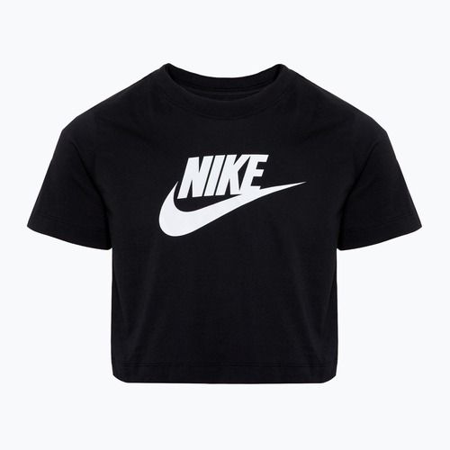 Gyerek póló Nike Sportswear Cropped black
