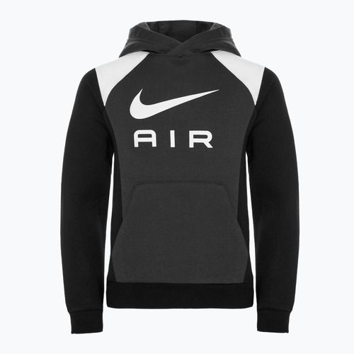 Gyerek pulóver Nike Air Hoodie anthracite/black/white/white