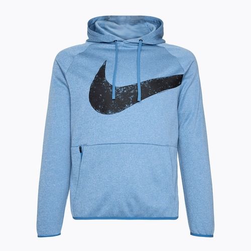 Férfi pulóver Nike Therma-FIT Fitness aegean storm/black