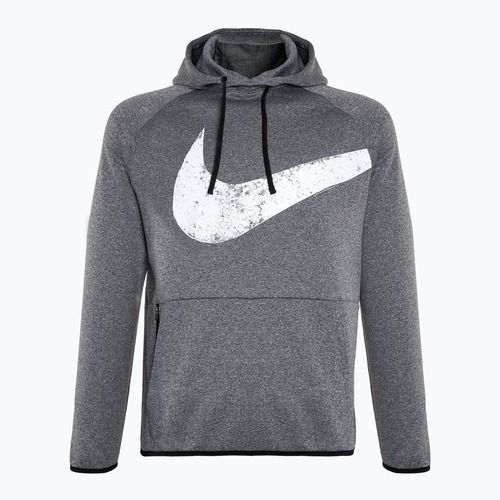 Férfi pulóver Nike Therma-FIT Fitness black/heather/black/white