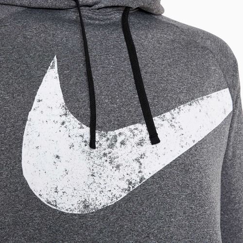 Férfi pulóver Nike Therma-FIT Fitness black/heather/black/white