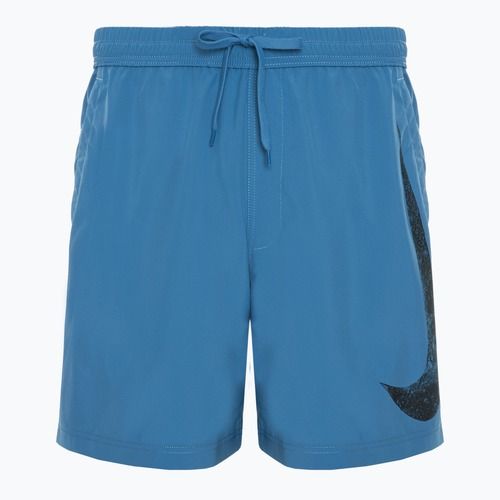 Férfi rövidnadrág Nike Form Swoosh Dri-Fit 7" aegean storm/black