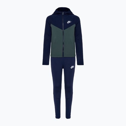 Gyerek melegítő Nike Sportswear obsidian/ vintage green/ obsidian/ white