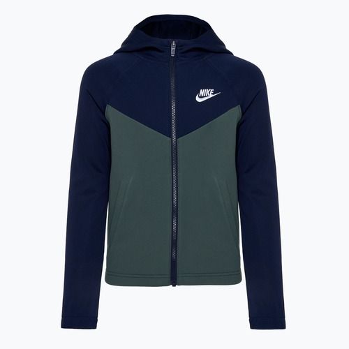 Gyerek melegítő Nike Sportswear obsidian/ vintage green/ obsidian/ white