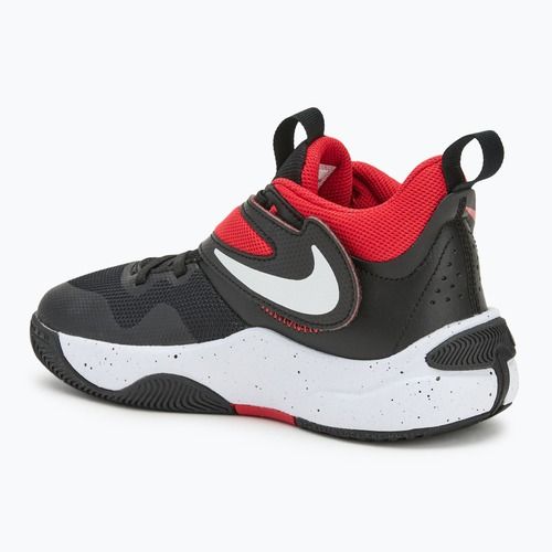 Gyerek kosaras cipő Nike Team Hustle D11 black/ white/ university red