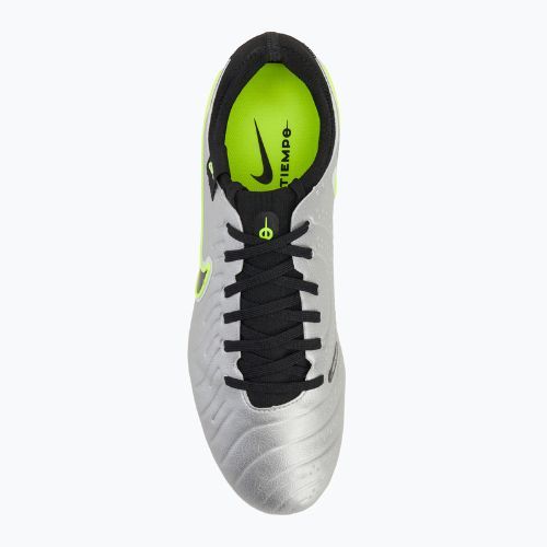 Férfi focicipő Nike Tiempo Legend 10 Pro FG metallic silver/volt/black