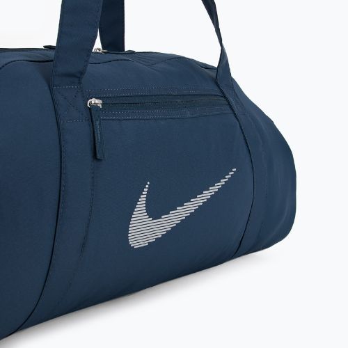 Női sporttáska Nike Gym Club 24 l armory navy/ armory navy/ metallic silver