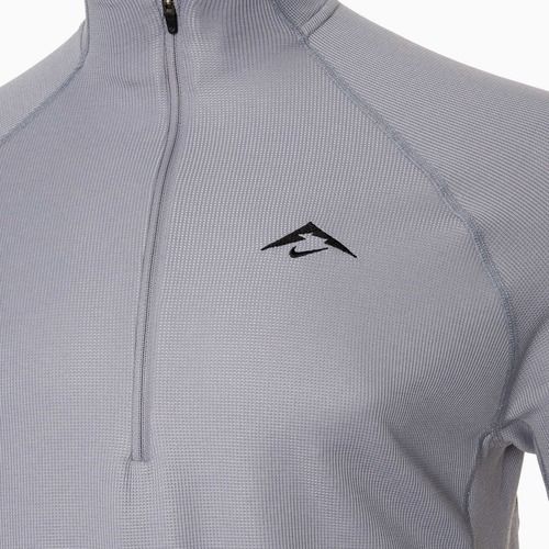 Férfi futópulóver Nike Trail Dri-Fit 1/2 Zip cement grey/black