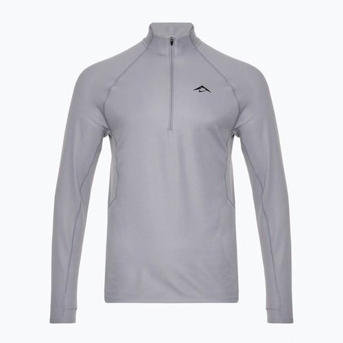 Férfi futópulóver Nike Trail Dri-Fit 1/2 Zip cement grey/black
