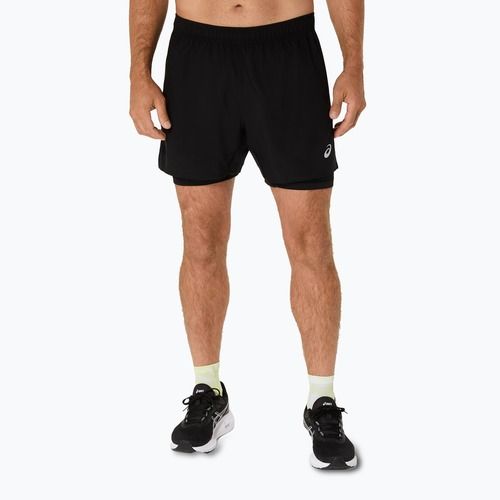 ASICS Core 2N1 5IN performance fekete/teljesítmény fekete férfi futónadrág
