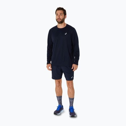 Férfi hosszú ujjú futófelső ASICS Core LS Top midnight