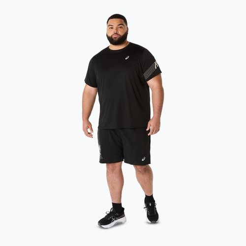 Férfi futópóló ASICS Icon SS Top performance black