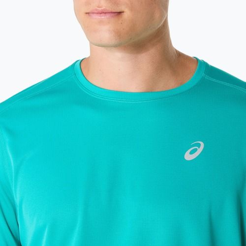 Férfi futópóló ASICS Icon SS Top wave teal