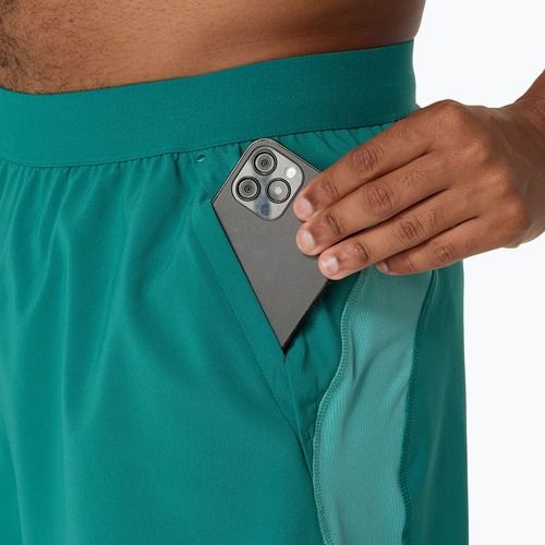 Férfi futónadrág ASICS Road 5IN rainy lake/light teal