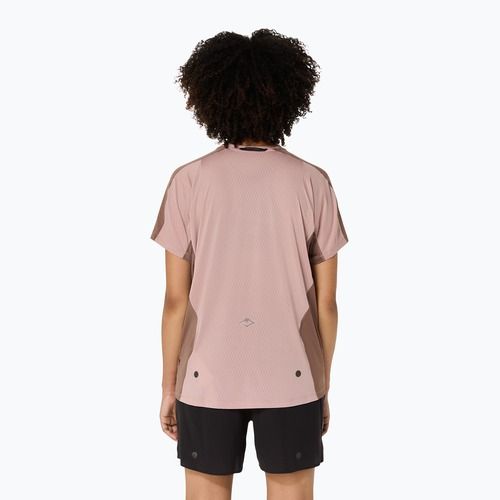 ASICS női futópóló Fujitrail Elite Top semleges rózsaszín/taupe szürke