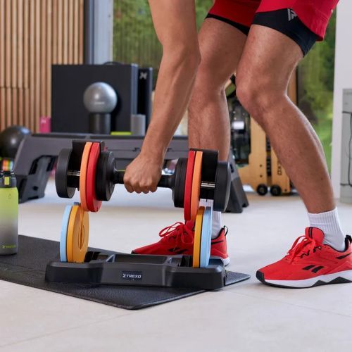 Állítható súlyzó XTREXO 25 kg multicolor