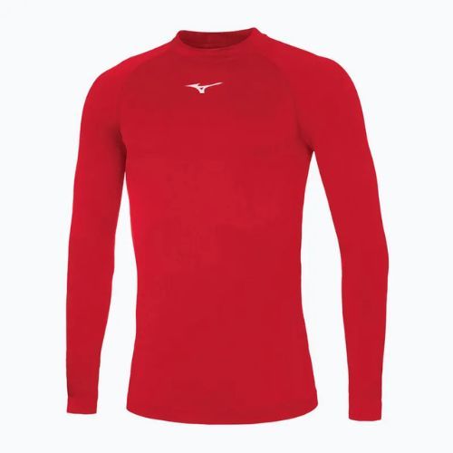 Férfi hosszú ujjú futófelső Mizuno Uni Core red/ white