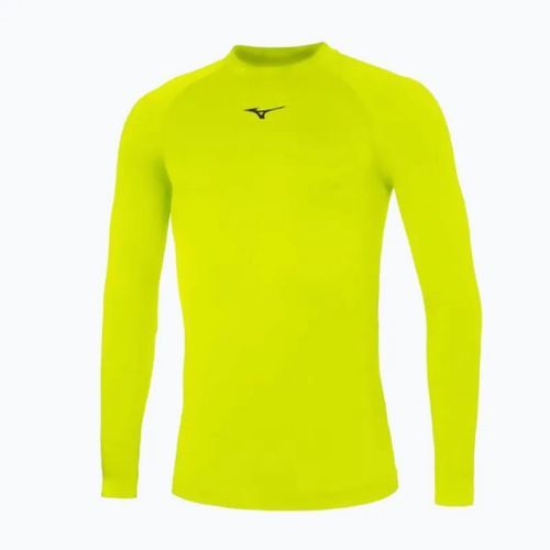 Férfi hosszú ujjú futófelső Mizuno Uni Core yellow/ navy