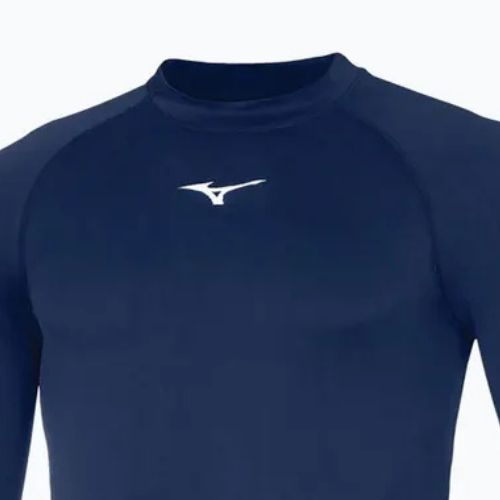 Férfi hosszú ujjú futófelső Mizuno Uni Core navy/ white