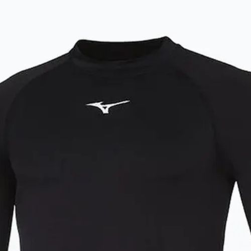 Férfi hosszú ujjú futófelső Mizuno Uni Core black/ white