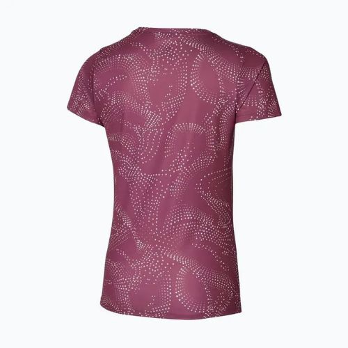 Női futópóló Mizuno Impulse Core Graphic Tee violet quartz