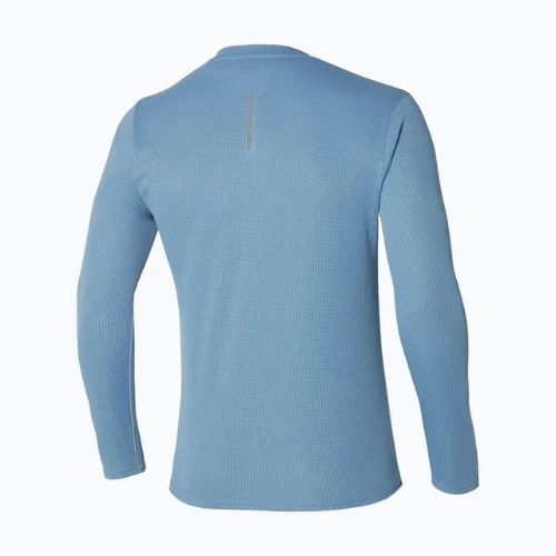 Férfi hosszú ujjú futófelső Mizuno Dryaeroflow Half Zip parisian blue